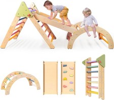 LOL-FUN 3in1 Wooden Climbing