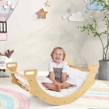 2-in-1 Wooden Arch Rocker