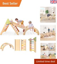 3-in-1 Wooden Climbing Frame -
